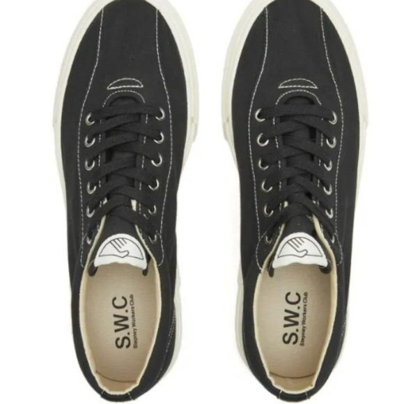 BNIB $120 Stepney Worker's Club Dellow Black Canvas Sneakers - Picture 1 of 4